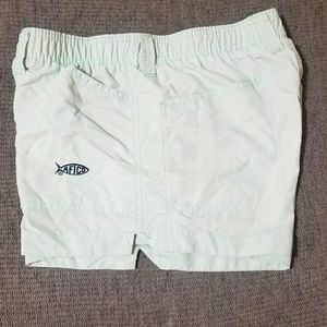 Women's aftco shorts, size 4, pale Mint green